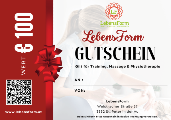 Wertgutschein € 100 - LebensForm