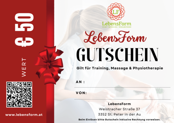 Wertgutschein € 50 - LebensForm