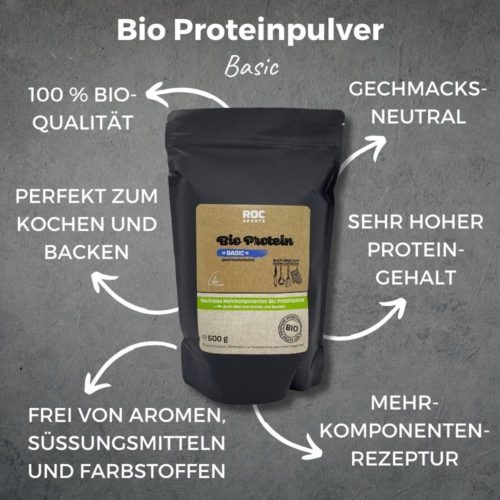 Roc Sports Protein Pulver 500g bio Basic